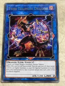 Yugioh - Twin Triangle Dragon - MP18-EN134 - Rare 1st Edition - Image 1