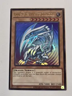 Blue-Eyes White Dragon LCKC-EN001 (Version 2) SDK Art Yugioh Ultra Rare NM - Image 1