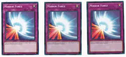 × 3 - Mirror Force - Mixed Sets Commons - Yu-Gi-Oh - Image 1