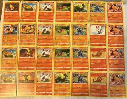 Pokemon TCG Card Lot Of 37 Cards- All Fire Type - includes 6 Holo/RH Shiny Foil - Image 4