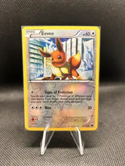 Pokemon TCG Eevee Plasma Freeze 90/116 Reverse Holo Card - Image 1
