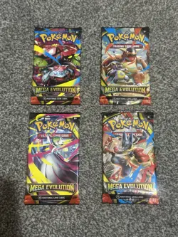 NEW Pokemon TCG Mega Evolutions Sealed Pack Of Cards X1 - In Hand - Image 1
