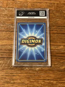 Digimon Trading Card Starter Set Garurumon St-06 1st Edition Graded AGS 6 - Image 3