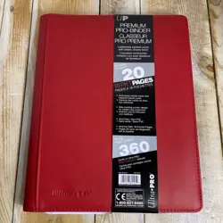 Ultra Pro Premium Pro Leatherette Cover Trading Card Binder NEW - Image 1