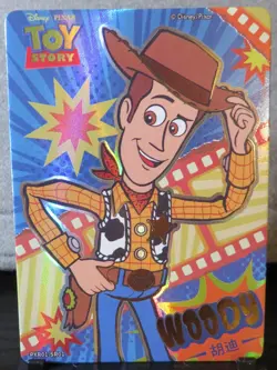 Woody SR Rare Card Disney 100 Pixar 37th Anniversary Oscars Card Fun Toy Story - Image 2