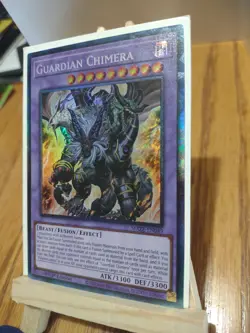 Yu-Gi-Oh Card Guardian Chimera MAZE-EN049 Maze of Memories Collector's Rare Item - Image 2