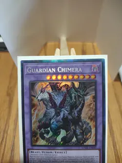 Yu-Gi-Oh Card Guardian Chimera MAZE-EN049 Maze of Memories Collector's Rare Item - Image 4