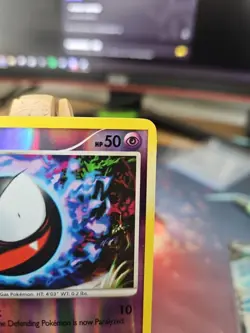 Pokemon 2009 TCG Gastly Arceus Reverse Holo Uncommon Card 36/99 - Image 3