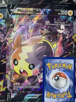 Pokemon TCG Jumbo Card Lot of 8 Morpeko V-Union Full Art Holo - Image 2