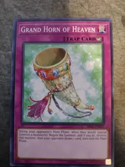 GRAND HORN OF HEAVEN [TRAP CARD] Yu-Gi-Oh! - Image 1