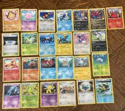 Lot Of 25 2011-2016 Black White XY Plasma Era Pokemon Holo And Reverse Holo Card - Image 1