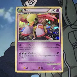 Xatu 11/95 Shattered/Cracked Ice Holo Rare 2010 Pokemon Card NM - Image 1