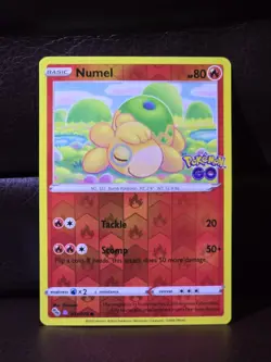 Numel 13/78 Peel Ditto Reverse Holo Unpeeled Pokemon Go TCG Rare Card - Image 1