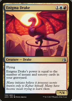 Enigma Drake | MtG Magic Amonkhet | English | Near Mint-Mint (NM-M) - Image 1