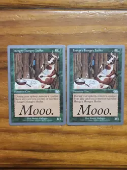 MTG Magic the Gathering Hungry Hungry Heifer X4 Set Unglued 63/94 Drunk Green - Image 4