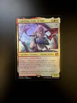 MTG Final Fantasy English Lightning, Army of One 0233 Foil - Image 1