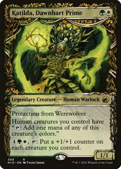 Magic the Gathering (mtg): MID: Katilda, Dawnhart Prime (Showcase) - Rare - Image 1