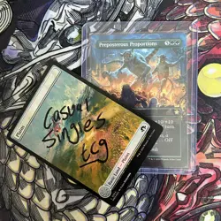 Preposterous Proportions borderless MTG single, Foundations, 0338 R - Image 4