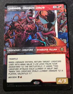 Carnage, Crimson Chaos - Foil - Showcase - SPM - MTG - EN - NM - 0227 - Image 1