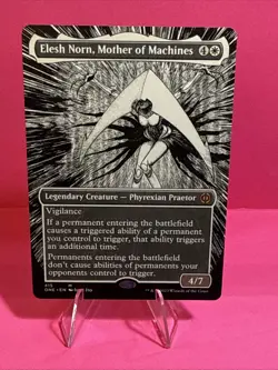 Elesh Norn, Mother of Machines (Borderless) Phyrexia: All Will Be One Regular - Image 1
