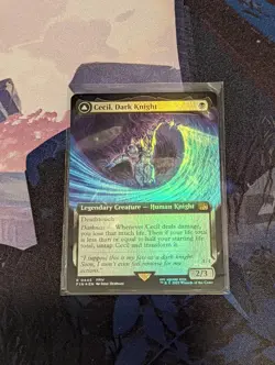 Cecil, Dark Knight #0445 (Extended Art) (FOIL) Unplayed NM MTG Final Fantasy - Image 1