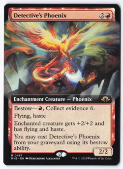 Detective's Phoenix (Extended Art) R Modern Horizons 3 457 NM - Image 1