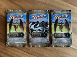 Conflux Booster Packs x 3 - Factory Sealed - Magic: The Gathering - 2009 - Image 1