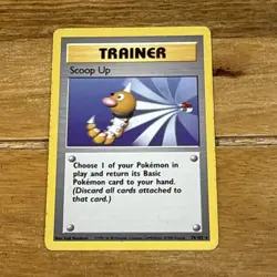 Scoop Up 78/102 Base Set Rare Non-Holo Vintage Pokemon TCG Card - Image 1