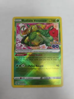 Radiant Venusaur 004/078 Pokemon GO Holo - Image 1