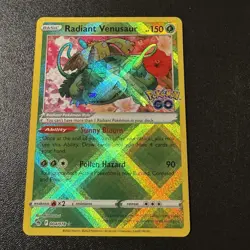 Radiant Venusaur 004/078 Pokemon GO Holo - Image 2