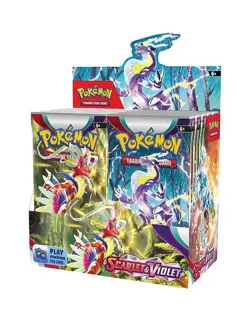 Pokemon TCG Scarlet and Violet Base Set Booster Box 36 packs Factory Sealed - Image 1