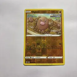 DIGLETT 076/198 CHILLING REIGN POKEMON REVERSE HOLO - Image 1
