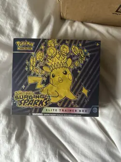Pokemon TCG Scarlet & Violet Surging Sparks Elite Trainer Box ETB (SEALED) - Image 1
