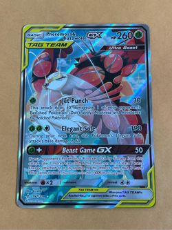 2019 Pokemon Sun Moon Unbroken Bonds Pheromosa Buzzwole GX Alt Art #192/214 - Image 1