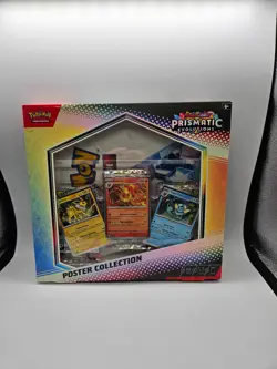 Pokemon Prismatic Evolutions Poster Collection Box New Factory Sealed - Image 1