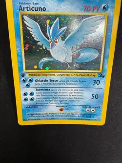 Pokemon Articuno 2/62 Fossil Rara Holo Prima Edizione Wizards ITA Carte Vintage - Image 3