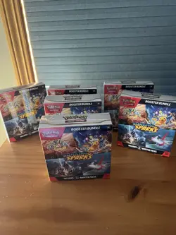 Pokemon Cards TCG S&V: Surging Sparks - Booster Bundle Box [6 Packs] New Sealed - Image 1