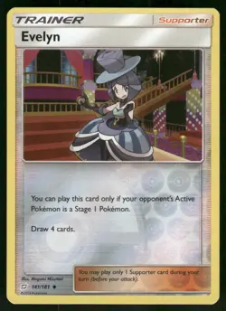 Evelyn 141/181 Uncommon Reverse Holo NM Pokemon SM - Team Up - Image 1