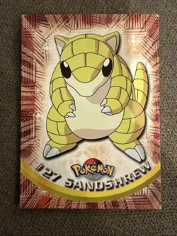 Pokemon Topps - TV Animation Edition - Sandshrew #27 - Regular - HP - Image 1