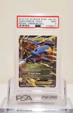 2016 POKEMON BLACK STAR PROMO GARCHOMP EX #XY167 HOLO PSA 9 MINT - Image 1