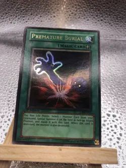 Carte Yu Gi Oh Premature Burial PSV 037 Ultra Rare anglaise (SDP F037) 1st Ed - Image 1