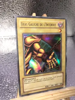 Carte Yu-gi-oh Bras Gauche De L’interdit LDD-F100 Ultra Rare Francais 1996 - Image 2