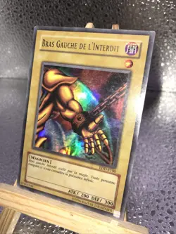 Carte Yu-gi-oh Bras Gauche De L’interdit LDD-F100 Ultra Rare Francais 1996 - Image 3