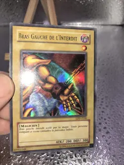 Carte Yu-gi-oh Bras Gauche De L’interdit LDD-F100 Ultra Rare Francais 1996 - Image 5