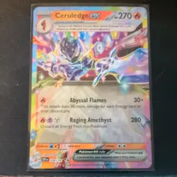 Pokemon TCG Surging Sparks Ceruledge EX Rare Holo Pokemon Card NM/MINT - Image 1