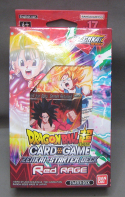 BANDAI ZENKAI SERIES DRAGON BALL SUPER CARD GAME ZENKAI STARTER DECK RED RAGE c - Image 1