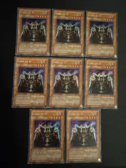 YGO 2002 Collectors Tin Lord of D. BPT-004 Lot of 8 Cards Secret Rare DMG-LP - Image 1