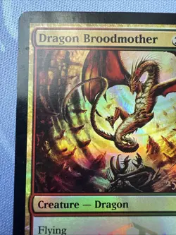 Dragon Broodmother Prerelease Cards FOIL Promo Magic: The Gathering 2009 - Image 3