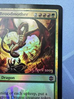 Dragon Broodmother Prerelease Cards FOIL Promo Magic: The Gathering 2009 - Image 4