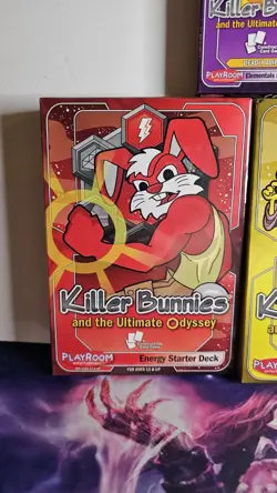 KILLER BUNNIES ENERGY & LAND STARTER Deck Deadly Aliens Expansion Pack Card game - Image 3